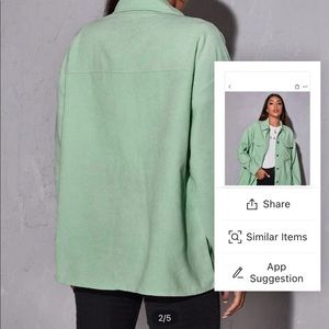 Green Button Up Jacket